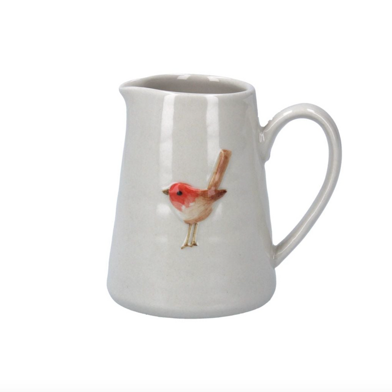 Gisela Graham Mini Jug With Robin