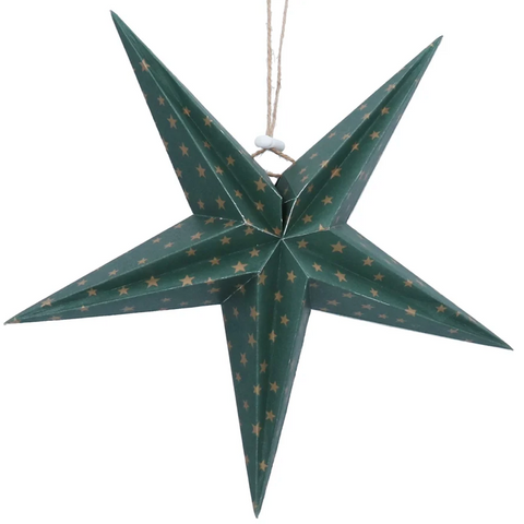 files/Gisela_Graham_Paper_Hanging_Dec_Green_Star_With_Gold_Star_Detail.png
