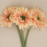 Gisela Graham Pink Gerberas, Bunch of 3 (Close Up)