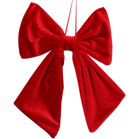 Gisela Graham Red Velvet Wired Bow
