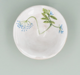 Gisela Graham Snack Bowl Meadow/Blue Flower Top