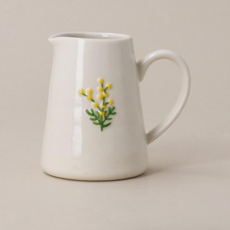 Gisela Graham Stoneware Mini Jug - Mimosa