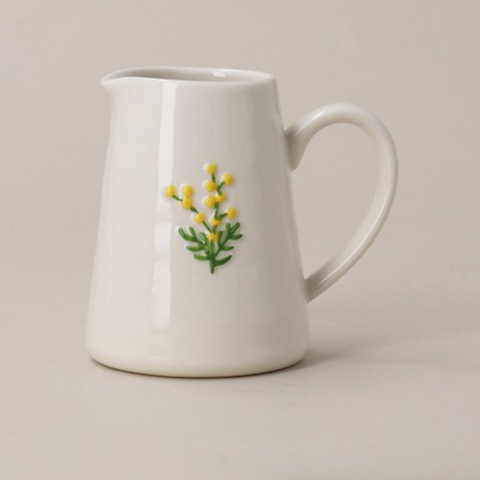 Gisela Graham Stoneware Mini Jug - Mimosa