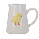 Gisela Graham Stoneware Mini Jug 8cm – Chick
