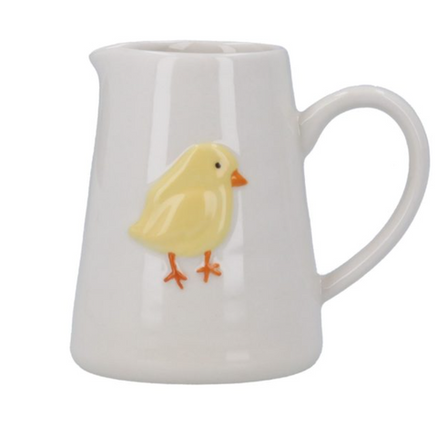 Gisela Graham Stoneware Mini Jug 8cm – Chick