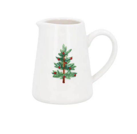 Gisela Graham Stoneware Mini Jug with Tree with Berries