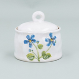 Gisela Graham Stoneware Storage Jar -Meadow