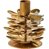 GoldCandleHolderCone-1.3cm