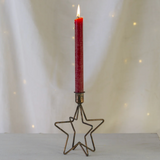 Grand Illusions Solo Star Candle Holder - christmas table decoration 
