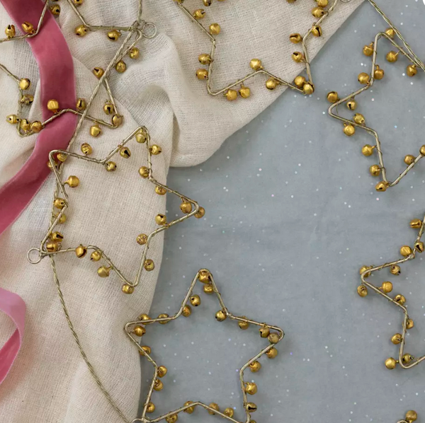 Grand Illusions Star with Bells Garland