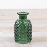 Green Patterned Vase 9cm