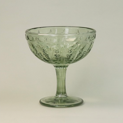 Green Pressed Dessert Cup