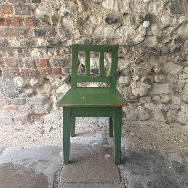 Green Vintage Child’s Chair 