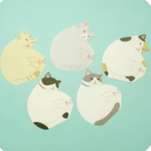 Greeting Life - Memo Pad - Die Cut Sleeping Cat variety