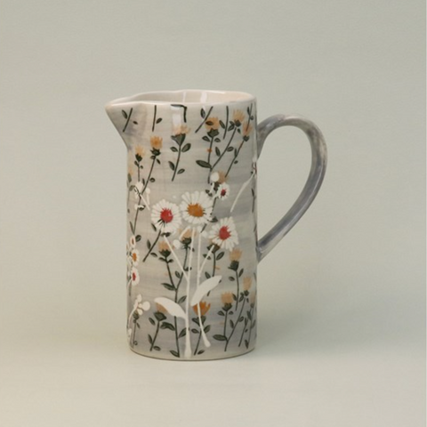 Grey Wild Daisy Small Jug