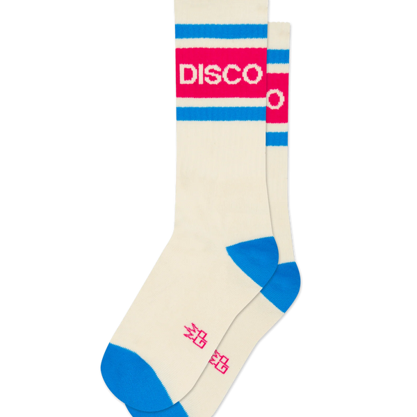 GumBall Poodle Disco Gym Crew Socks