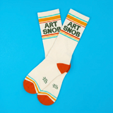 Gumball Poodle Art Snob Gym Crew Socks