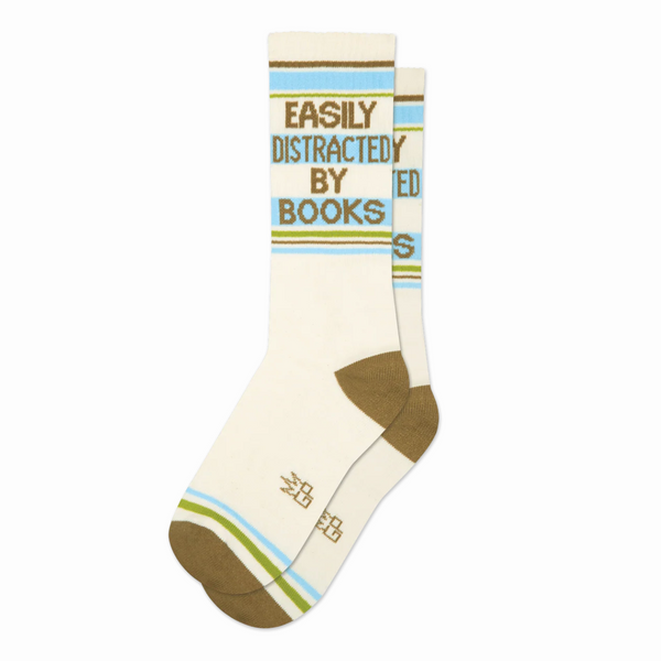 Gumball Poodle Easily Distracted By Books Socks
