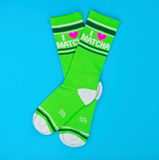 Gumball Poodle I ❤️ Matcha Gym Crew Socks