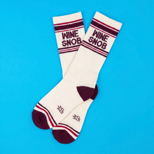 Gumball Poodle Wine Snob Gym Crew Socks