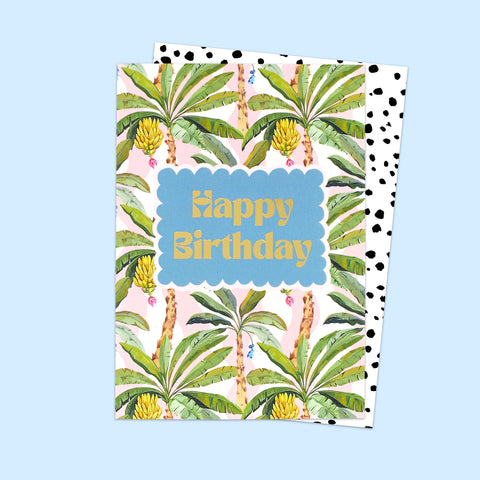 Happy Birthday Palms Card Eleanor Bowmer Card
