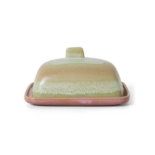 HKLIVING 70s Ceramics Butter Dish - Skyline