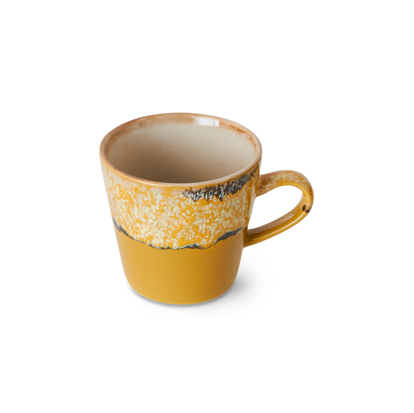 HK Living 70s Ceramics Americano Mug - Sunbeam Inside