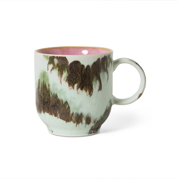 HK Living 70s Ceramics Café Mug - Tide