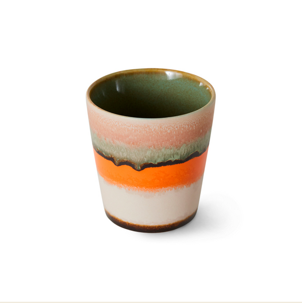 HK Living 70s Ceramics Coffee Mug - Burst Inside