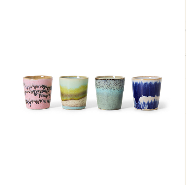 HK Living 70s Ceramics Egg Cups - Vibrance