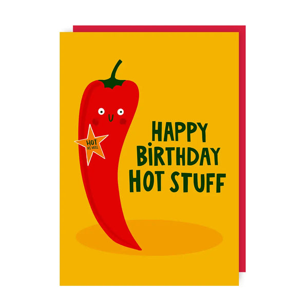 Hot Stuff Birthday Card