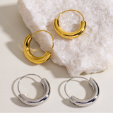 Half Hoop Gold or SIlver 