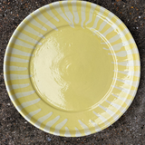 Hand Painted Yellow Plate