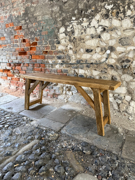 Handmade Rustic Bench - Small Portrait