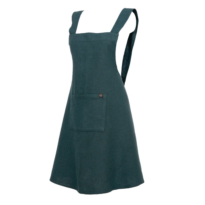 Haomy Osani Apron - Bleu de Prusse