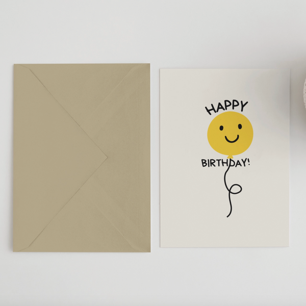 Happy Birthday Balloon Card 1