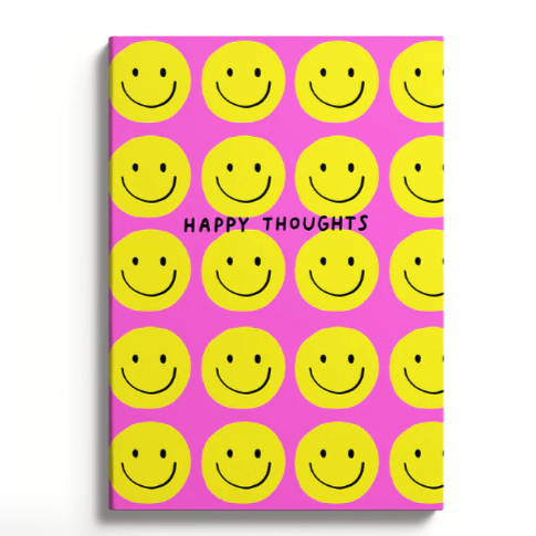 Happy Thoughts Smileys Paperback Notebook