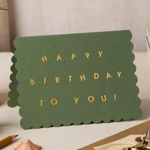 Happy birthday to you green card