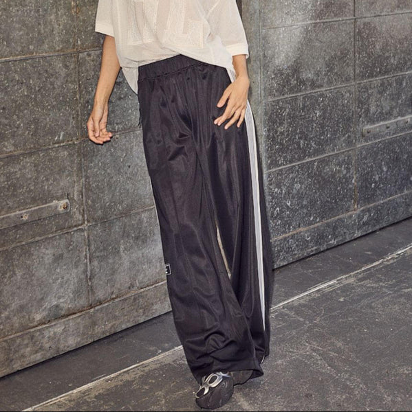 Haute L'Amitié Baggy Track Pants Black 