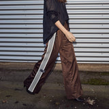 Haute L'Amitié Baggy Track Pants Mocca