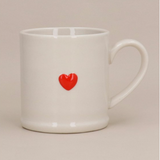 Heart Stoneware Mug