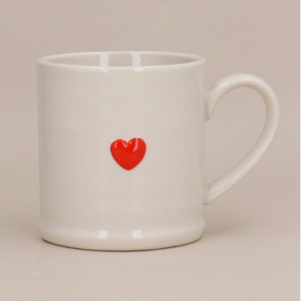 Heart Stoneware Mug