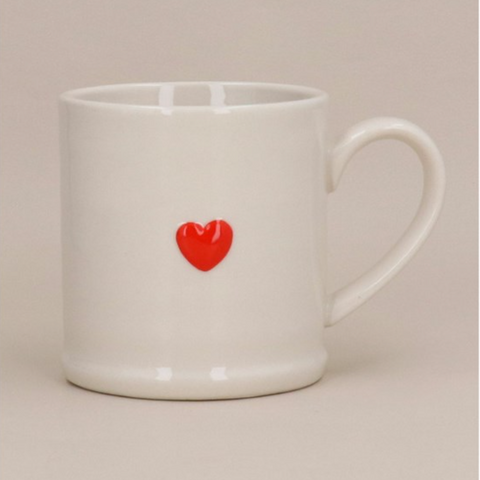 Heart Stoneware Mug