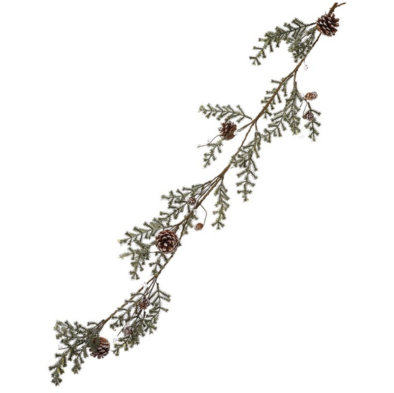 Heaven Sends Green Large Pinecone Garland