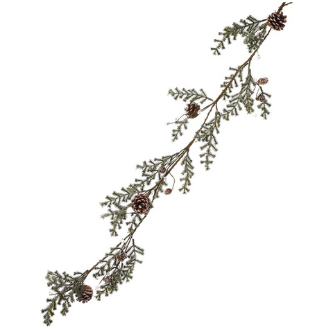 Heaven Sends Green Large Pinecone Garland