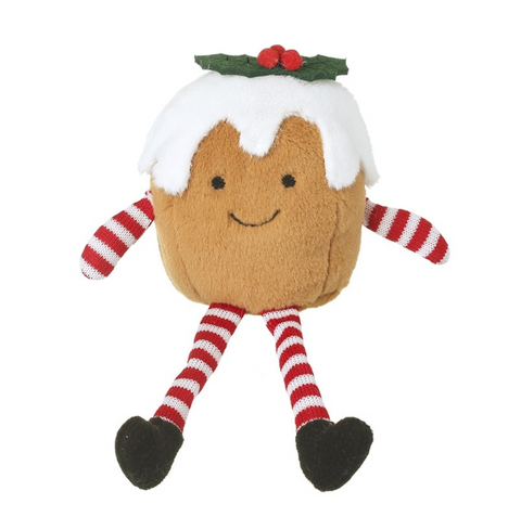 Heaven Sends Plush Christmas Pudding with Happy Face
