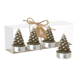 Heaven Sends  Set of Green Tree T-Light Candles