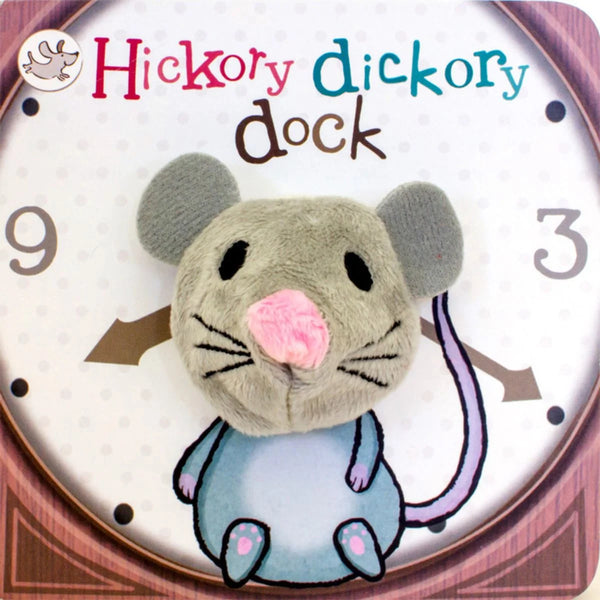 Hickory Dickory Dock (Finger Puppet Nursery Rhyme Board Book with Mouse puppet for ages 0 and up)
