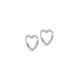 ENAMEL Copenhagen Organic Heart Hoops