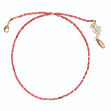 Hot Tomato - Stone Bugle Slips - Fuchsia/Gold on a white background